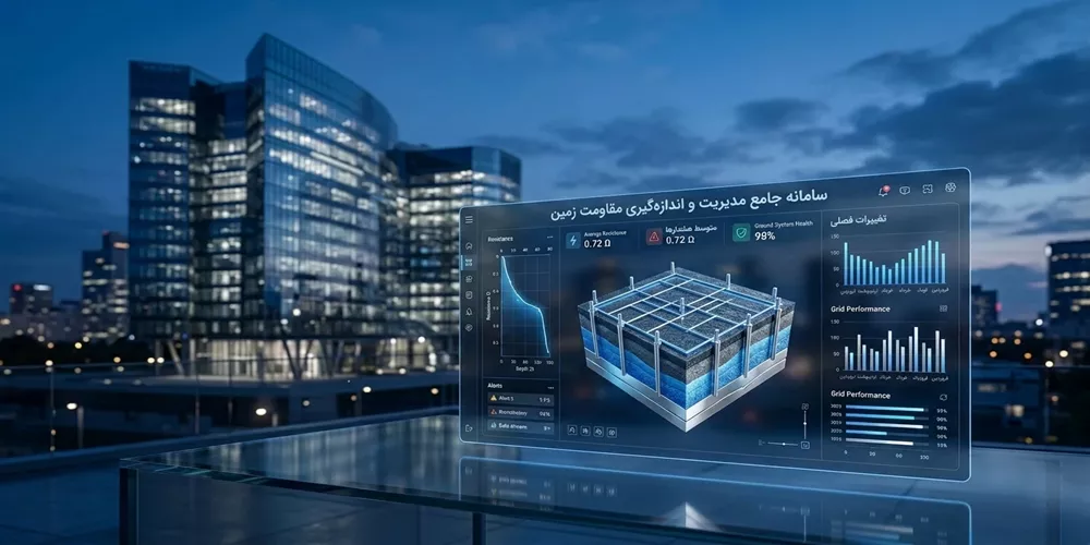 سامانه جامع مدیریت و اندازه‌گیری مقاومت زمین